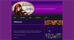 Desktop Screenshot of believertattoo.com
