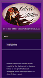 Mobile Screenshot of believertattoo.com